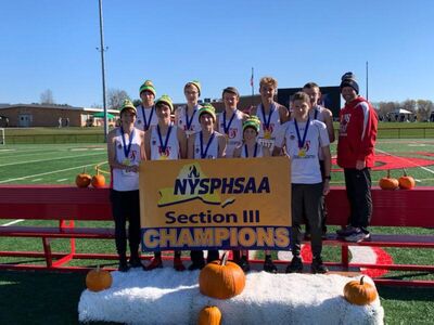 VVS Boys Cross Country Team Wins Section III Title